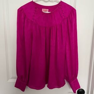 Kate spade fuchsia blouse